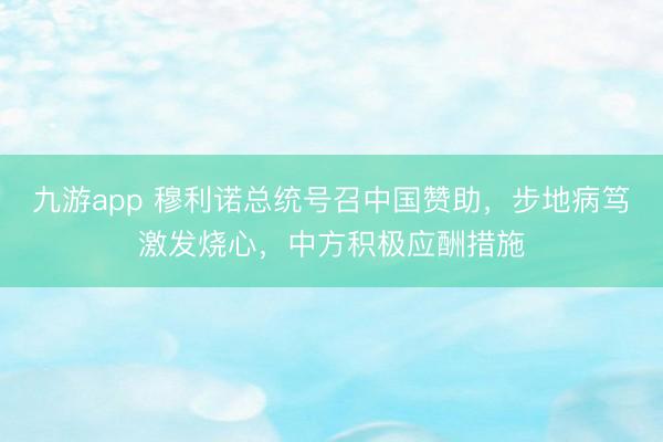 九游app 穆利诺总统号召中国赞助，步地病笃激发烧心，中方积极应酬措施