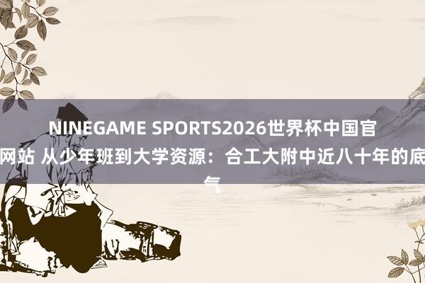 NINEGAME SPORTS2026世界杯中国官方网站 从少年班到大学资源：合工大附中近八十年的底气