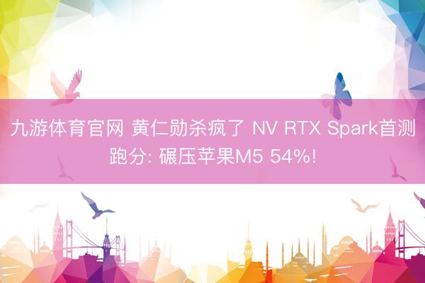 九游体育官网 黄仁勋杀疯了 NV RTX Spark首测跑分: 碾压苹果M5 54%!